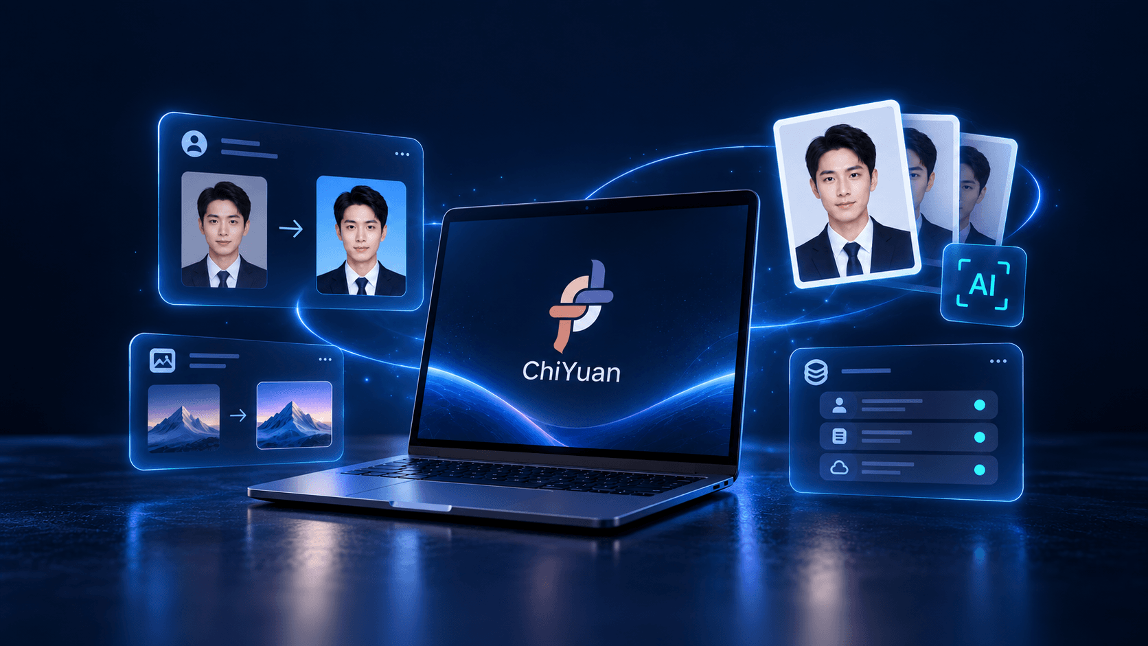 ID-SNAP AI 證件照生成 示意